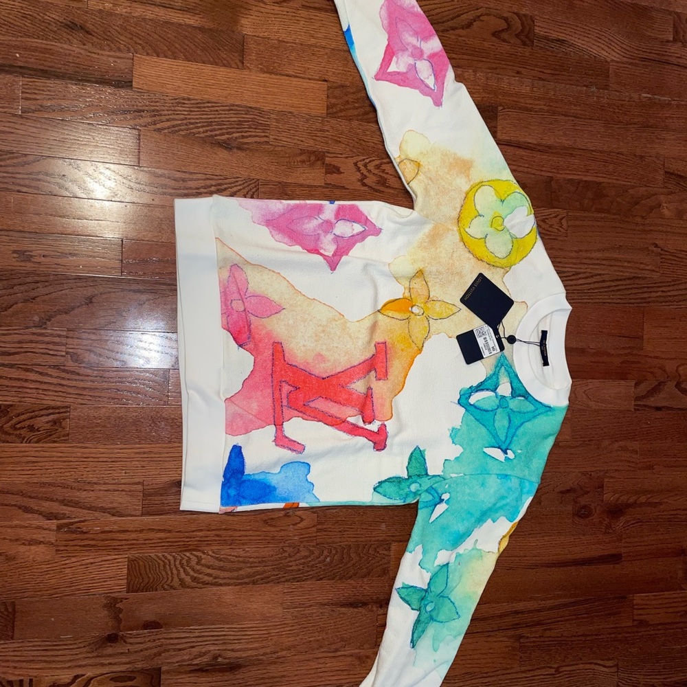 Louis Vuitton watercolor monogram sweater